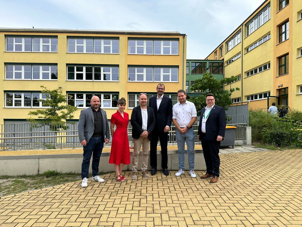 Treffen mit Minister Freiberg